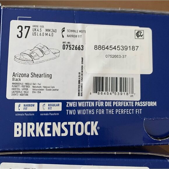 Birkenstock | Arizona Shearling Slide Sandals - Picture 8 of 8